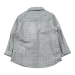 Mini Banda Camicia tinta unita con Fantasia Bianco per Neonato 3620 BIANCO MINI BANDA 