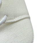 Mini Banda Sneakers tinta unita con Lacci Bianco per Neonato 38301 BIANCO MINI BANDA 