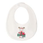 Mini Banda Bavetta tinta unita con Stampa Bianco per Neonato 3A321 BIANCO MINI BANDA 
