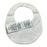 Mini Banda Bavetta tinta unita con Stampa Bianco per Neonato 3A321 BIANCO MINI BANDA 