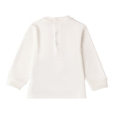 Mini Banda Shirt tinta unita con Stampa Bianco per Neonato 3A619 BIANCO MINI BANDA 