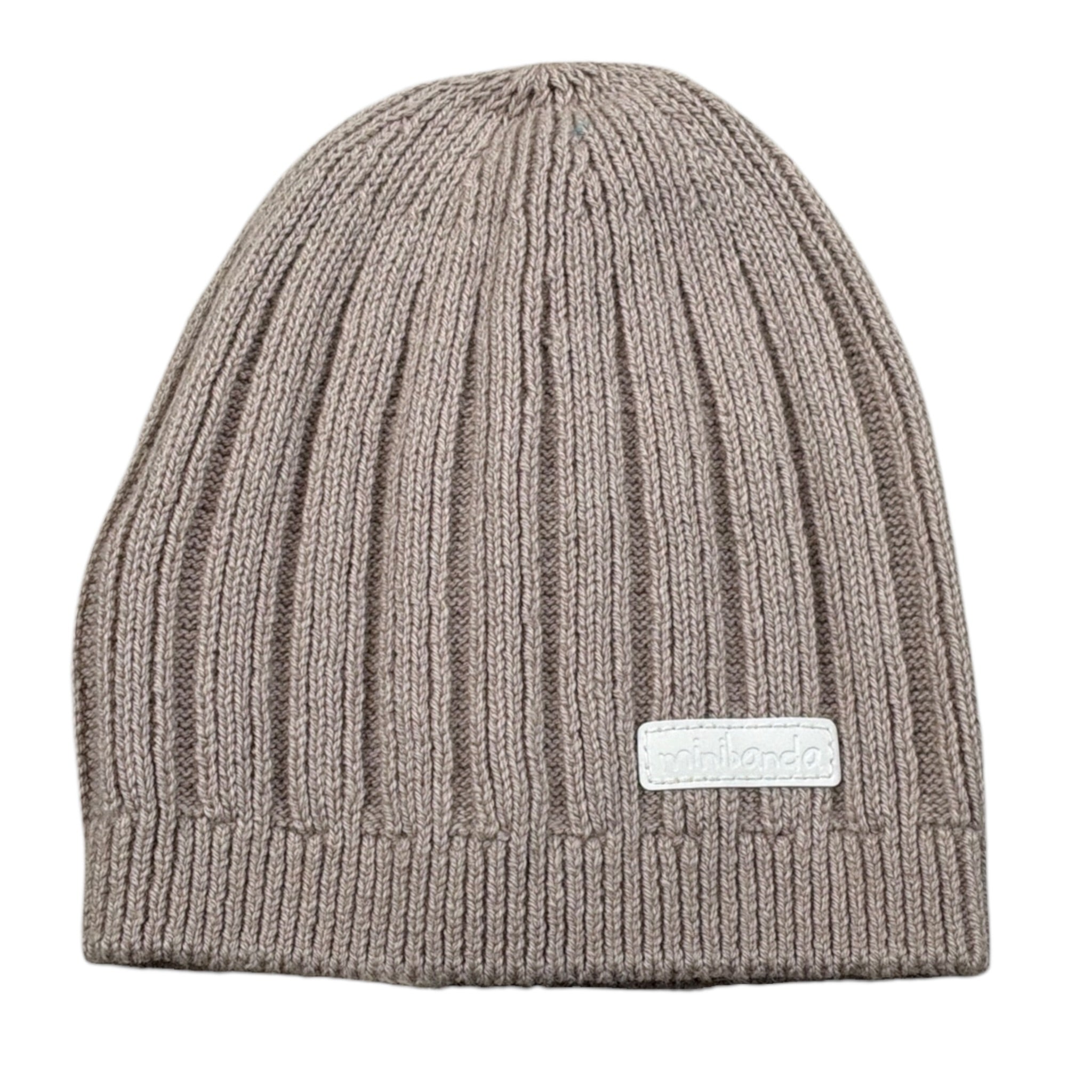 Mini Banda Cappello tinta unita Beige per Neonato 3F303 BEIGE MINI BANDA 