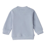Mini Banda Felpa tinta unita con Zip Azzurro per Neonato 3F609 AZZURRO MINI BANDA 