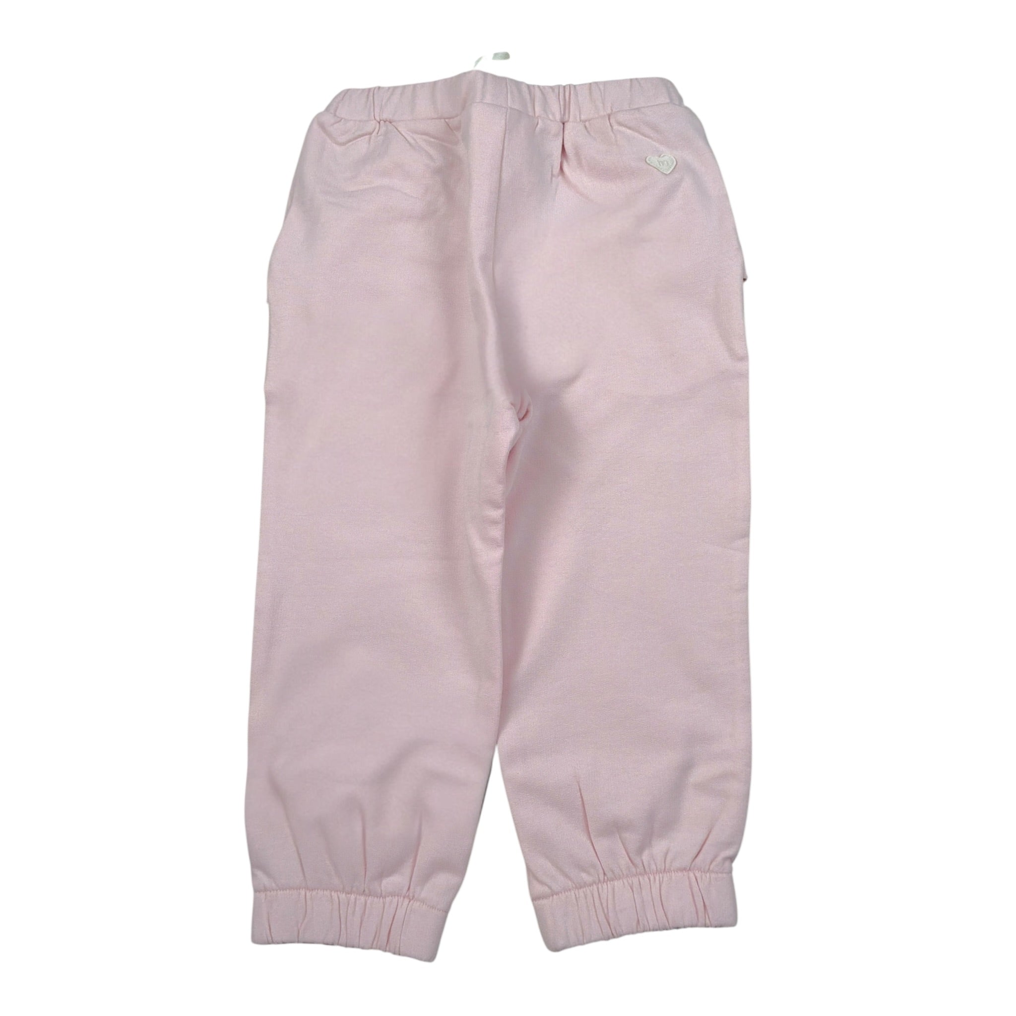 Mini Banda Pantalone tinta unita con Elastico In Vita Rosa per Neonata 3F741 ROSA MINI BANDA 