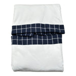 Mini Banda Coperta tinta unita con Stampa Bianco per Neonato A323 BIANCO MINI BANDA 