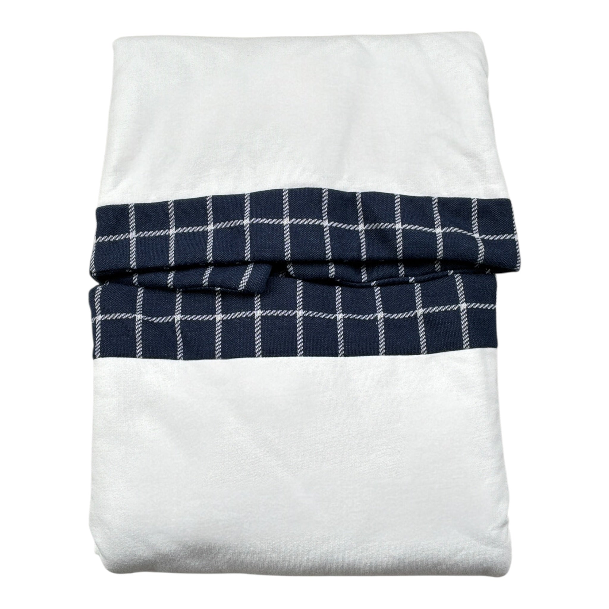 Mini Banda Coperta tinta unita con Stampa Bianco per Neonato A323 BIANCO MINI BANDA 