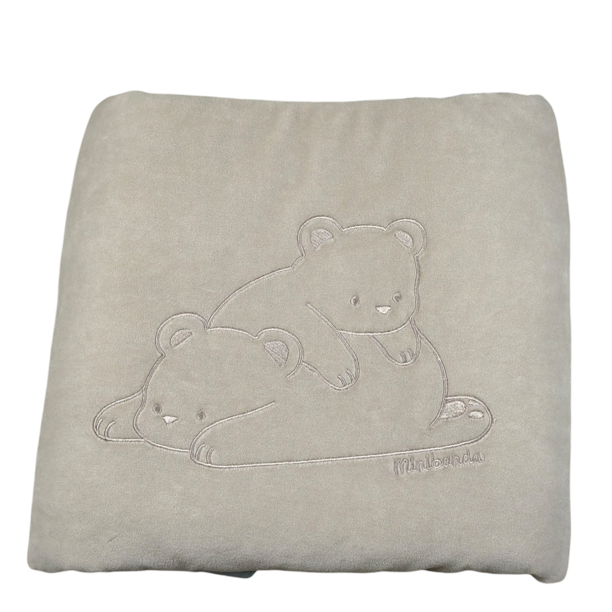 Mini Banda Coperta tinta unita con Stampa Beige per Neonato F306 BEIGE MINI BANDA 