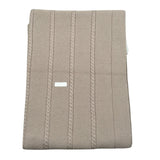 Mini Banda Coperta tinta unita con Logo Beige per Neonato F317 BEIGE MINI BANDA 