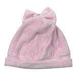 Mini Banda Cappello tinta unita con Fiocco Rosa per Neonata F3555 ROSA MINI BANDA 