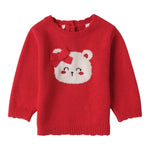 Mini Banda Maglia tinta unita con Stampa Rosso per Neonata F704 ROSSO MINI BANDA 