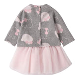 Minibanda Completo 2Pz Maglia-Gonna Grigio per Neonata 3F771 GRIGIO MINIBANDA 