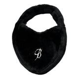 Miss Blumarine Borsa tinta unita Forma Cuore Nero per Bambina IF3049 NERO MISS BLUMARINE 