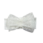 Miss Blumarine Fascia tinta unita con Fiocco Bianco per Neonata IF4124 BIANCO MISS BLUMARINE 