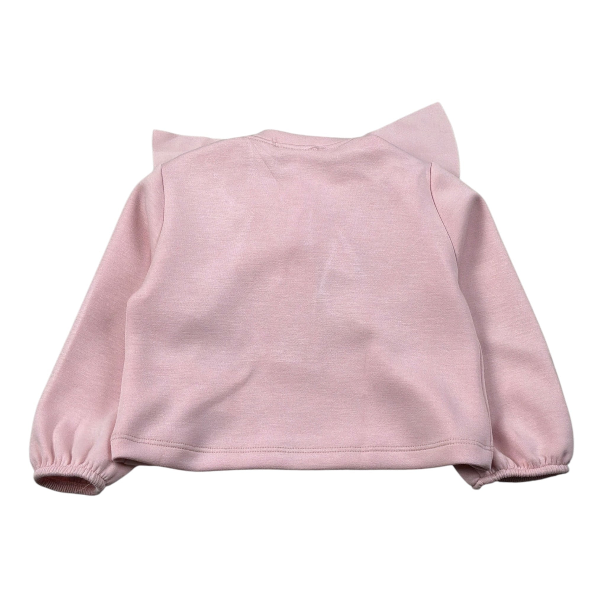 Miss Grant Felpa tinta unita con Rouches Rosa per Neonata MG1367N ROSA MISS GRANT 