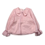 Miss Grant Camicia Manica Lunga tinta unita Rosa per Bambina MG1409 ROSA MISS GRANT 