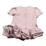 Miss Grant Abito Mezza Manica tinta unita con Fiocco Rosa per Neonata MG1416 ROSA MISS GRANT 