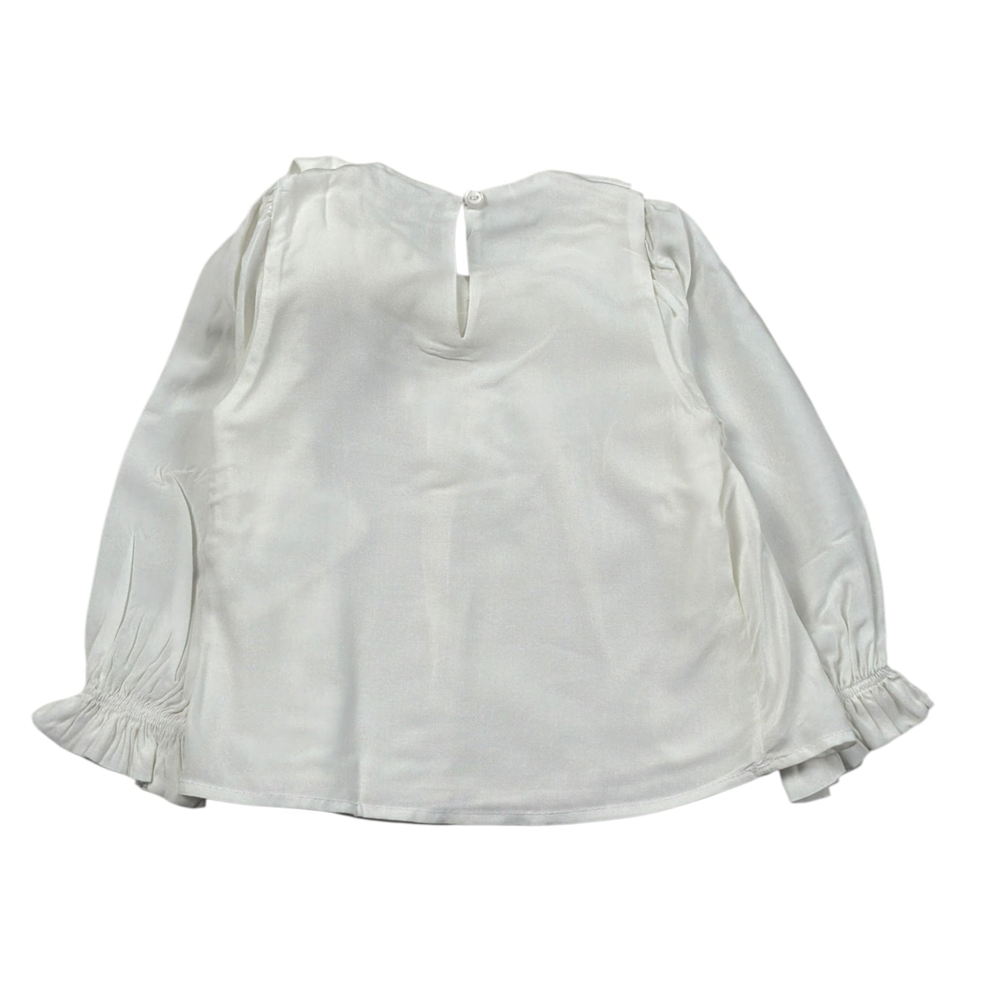 Miss Grant Camicia Manica Lunga tinta unita Bianco per Neonata MG1476 BIANCO MISS GRANT 