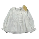 Miss Grant Camicia Manica Lunga tinta unita Bianco per Neonata MG1476 BIANCO MISS GRANT 