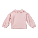 Miss Grant Felpa tinta unita Collo Rosa per Neonata MG1480N ROSA MISS GRANT 