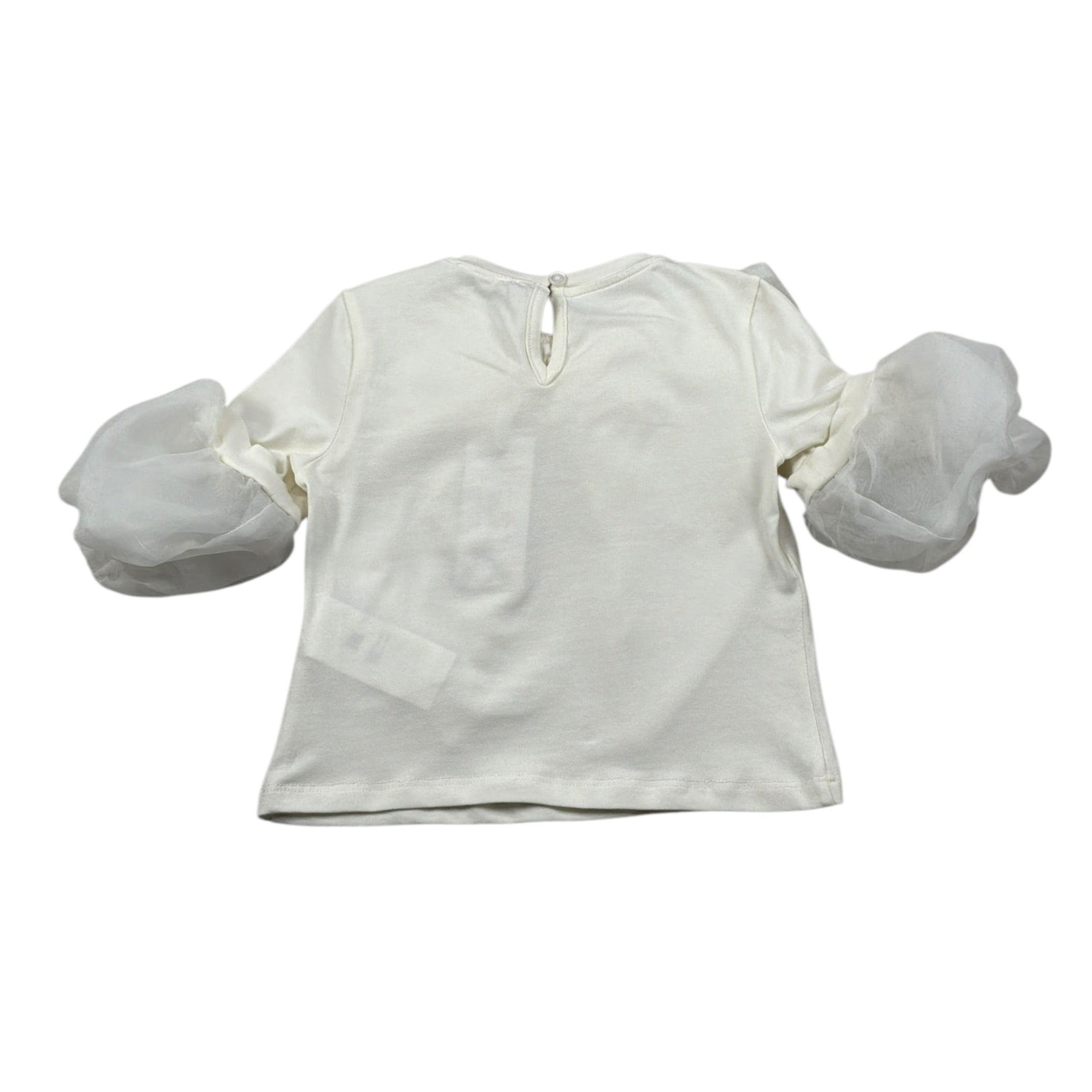 Miss Grant Completo 2 Pezzi T-Shirt-Gonna Panna per Bambina MG1482 PANNA MISS GRANT 