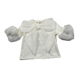 Miss Grant Completo 2 Pezzi T-Shirt-Gonna Panna per Bambina MG1482 PANNA MISS GRANT 