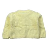 Miss Grant Cardigan tinta unita con Fiocco Giallo per Neonata MG1492 GIALLO MISS GRANT 