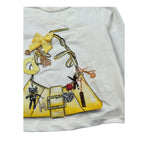 Miss Grant Shirt Girocollo tinta unita con Stampa Bianco per Bambina MG1501X BIANCO MISS GRANT 