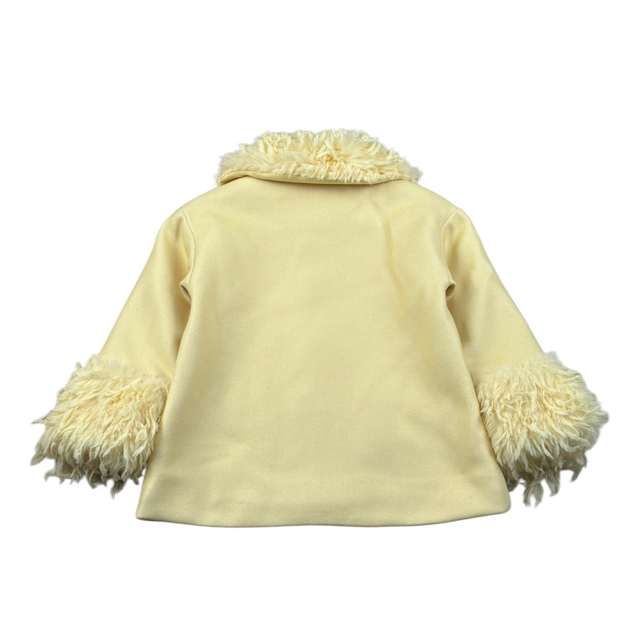 Miss Grant Cappotto tinta unita Giallo per Neonata MG1529N GIALLO MISS GRANT 