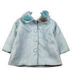Miss Grant Cappotto tinta unita Azzurro per Neonata MG1542N AZZURRO MISS GRANT 