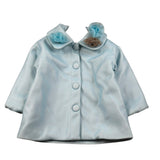 Miss Grant Cappotto tinta unita Azzurro per Neonata MG1542N AZZURRO MISS GRANT 