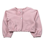 Miss Grant Giacca tinta unita con Spille Rosa per Neonata MG1549N ROSA MISS GRANT 