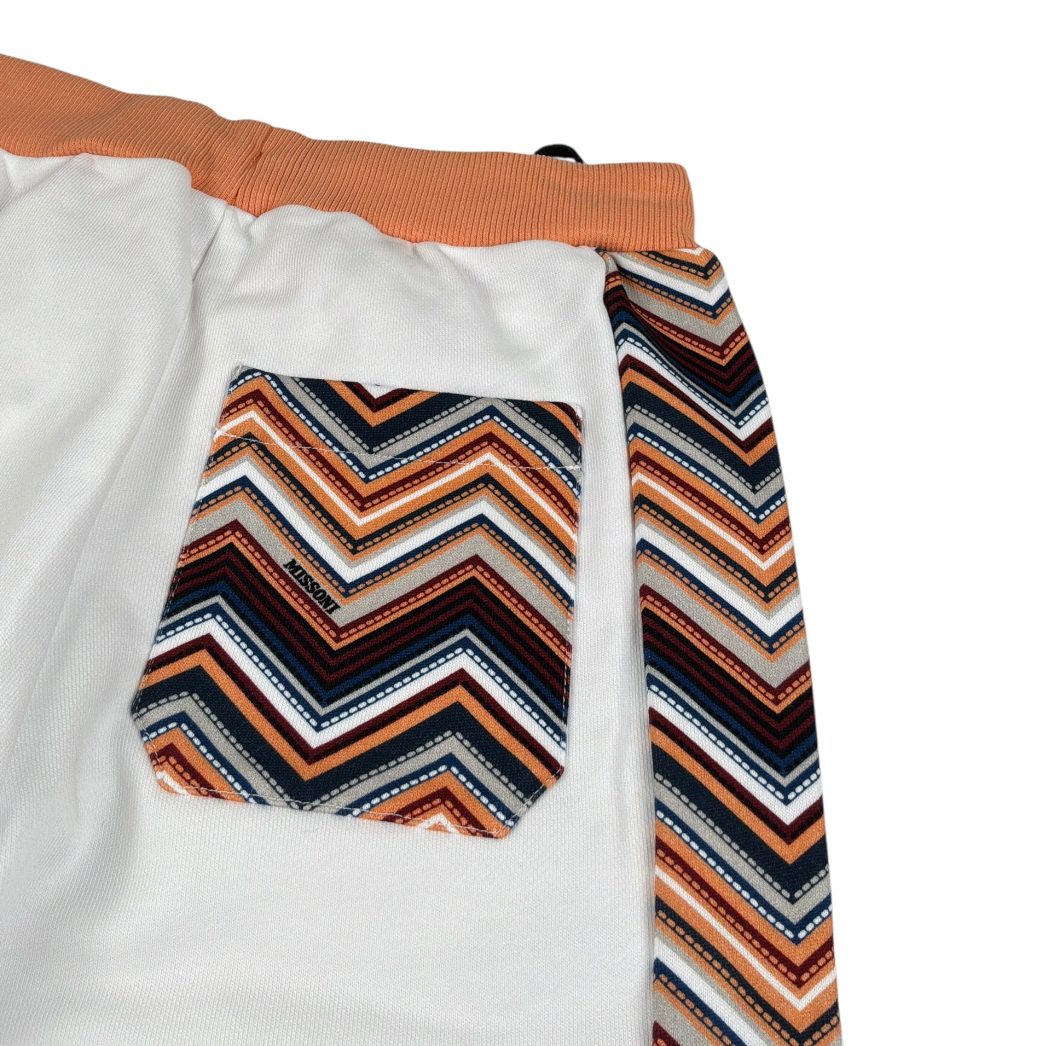 Missoni Pantalone Tuta tinta unita con Profili In Contrasto Bianco per Bambina MV6P40 BIANCO MISSONI 