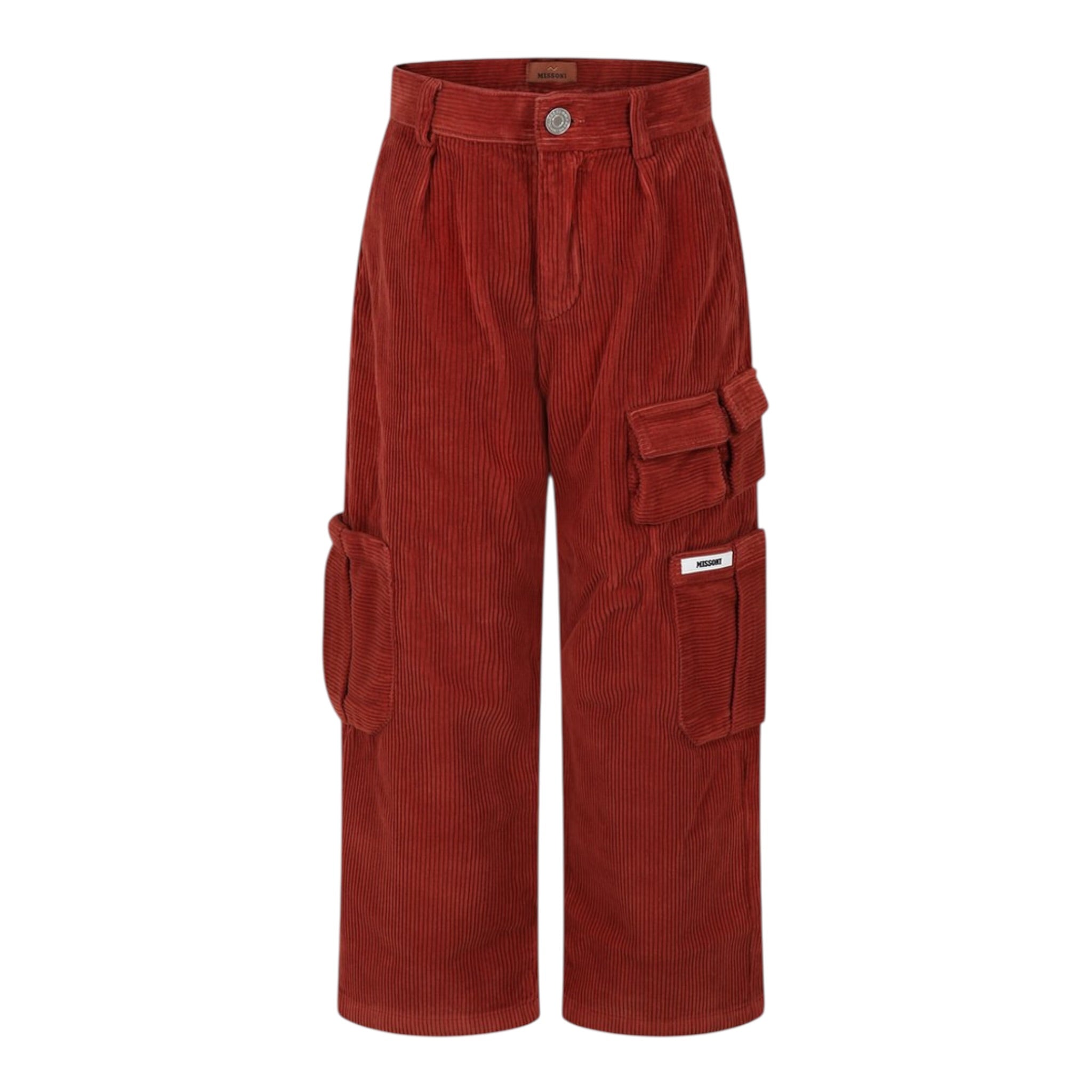 Missoni Pantalone tinta unita Modello Palazzo Ruggine per Bambina MV6Q70 RUGGINE MISSONI 