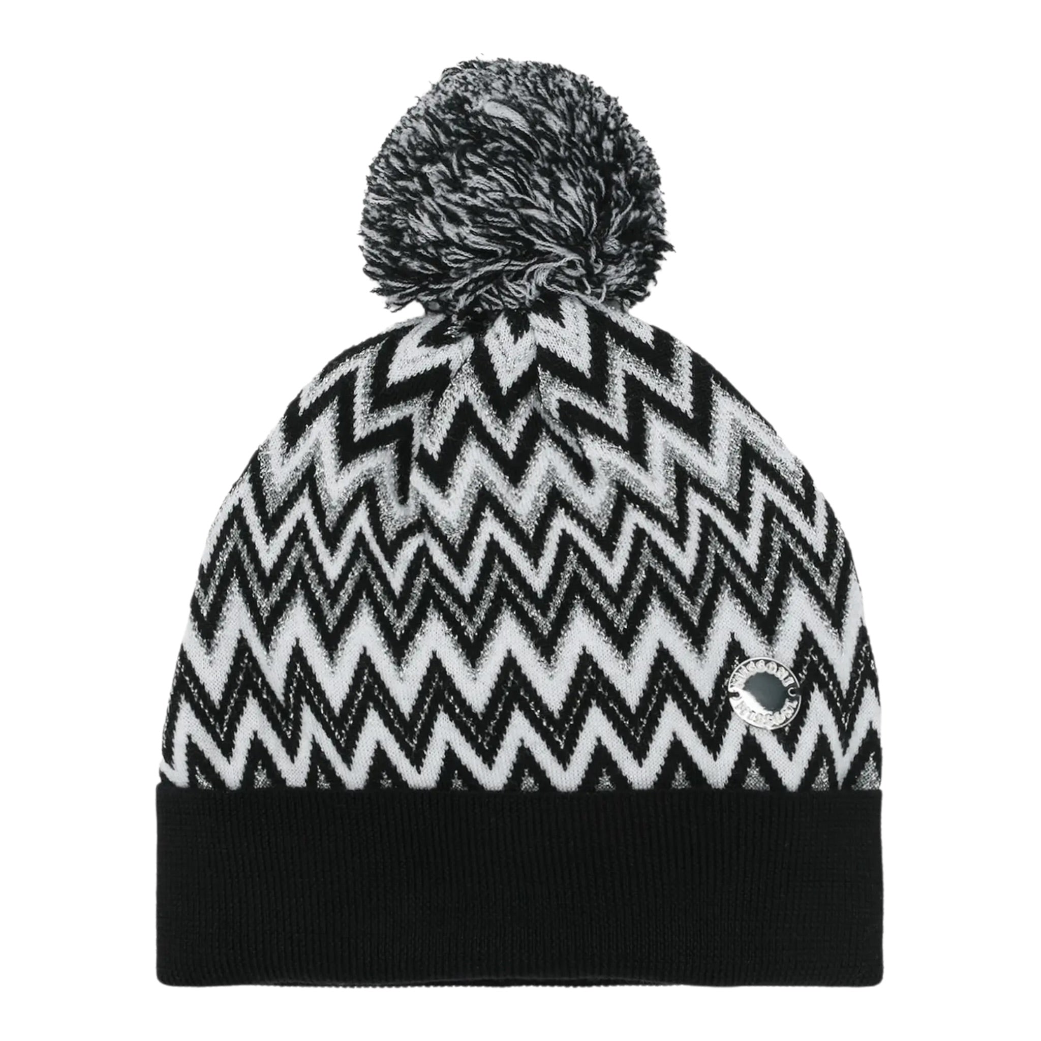 Missoni Cappello tinta unita con Fantasia Panna per Bambina MX0A17 PANNA MISSONI 