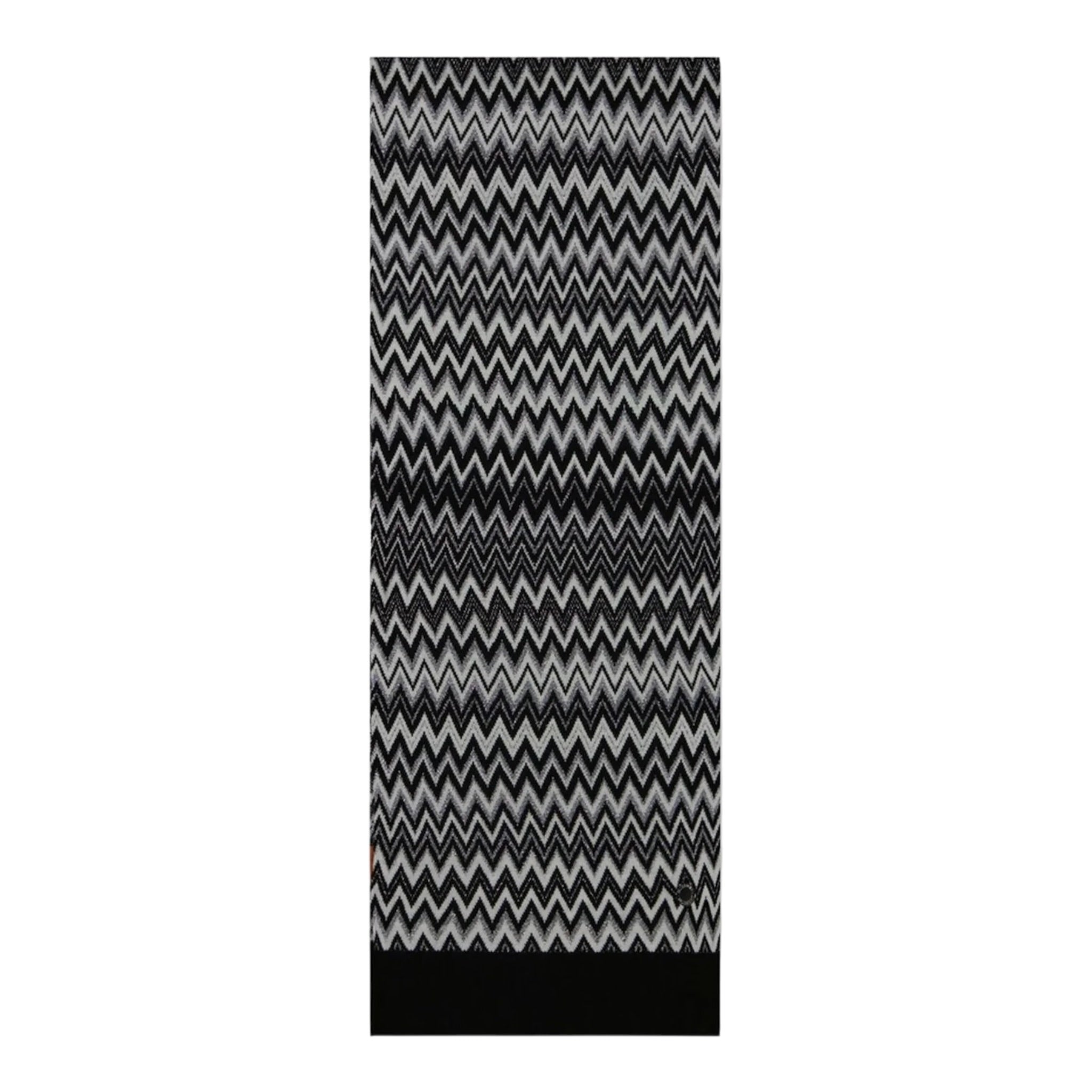 Missoni Sciarpa Bicolore con Fantasia Nero per Bambina MX0A23 NERO MISSONI 
