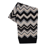Missoni Sciarpa Bicolore con Fantasia Nero per Bambina MX0P23 NERO MISSONI 