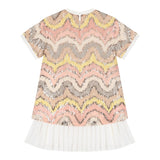 Missoni Abito Multicolor con Paillettes Rosa per Bambina MX1B11 ROSA MISSONI 