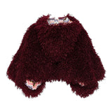 Missoni Mantella tinta unita con Zip E Cappuccio Bordeaux per Bambina MX2A30 BORDEAUX MISSONI 