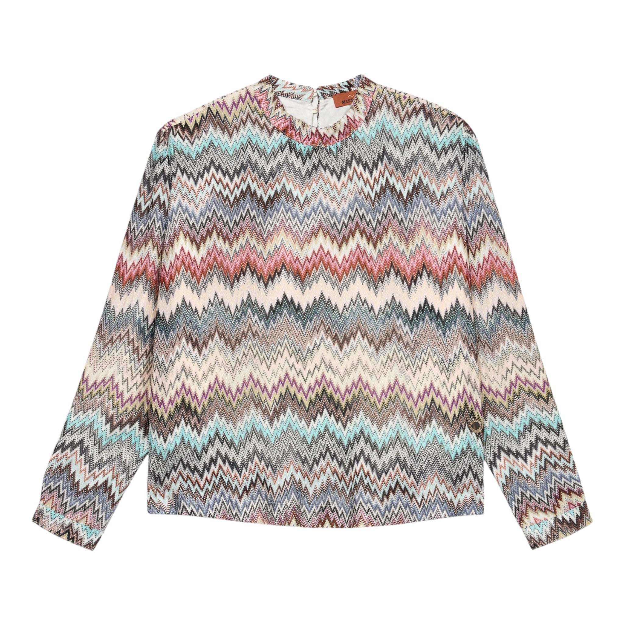 Missoni Camicia tinta unita con Fantasia Panna per Bambina MX5A20 PANNA MISSONI 