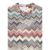 Missoni Camicia tinta unita con Fantasia Panna per Bambina MX5A20 PANNA MISSONI 