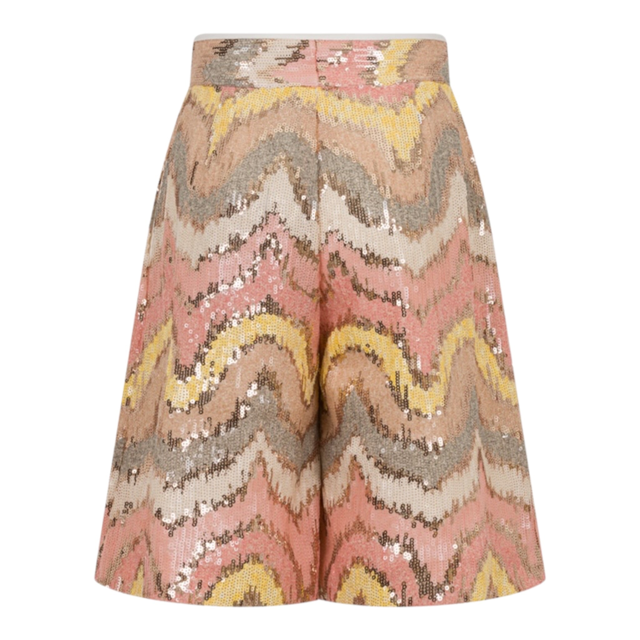 Missoni Short Multicolor con Paillettes Rosa per Bambina MX6A69 ROSA MISSONI 