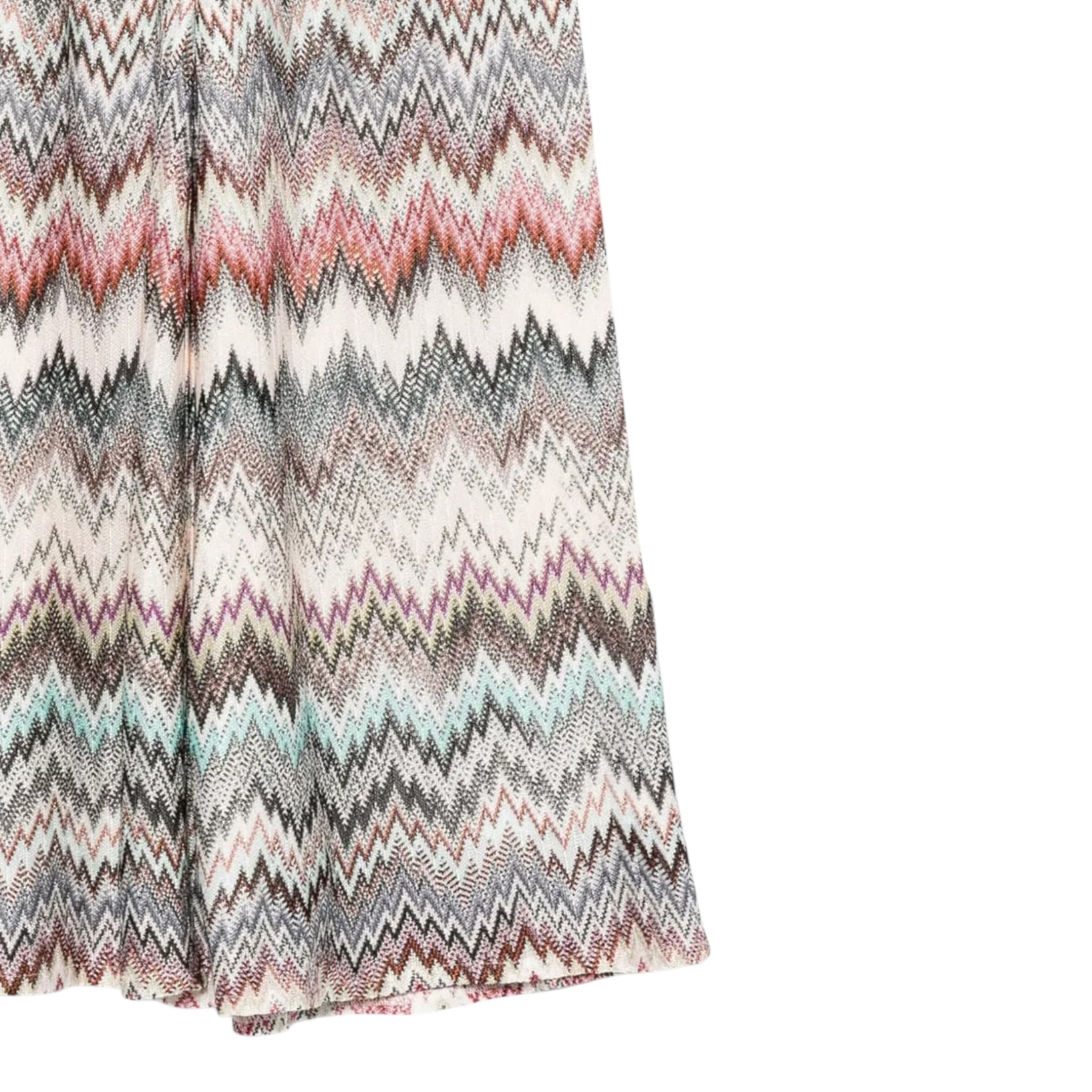 Missoni Pantalone Modello A Palazzo tinta unita con Fantasia Bianco per Bambina MX6B10 BIANCO MISSONI 