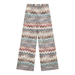 Missoni Pantalone Modello A Palazzo tinta unita con Fantasia Bianco per Bambina MX6B10X BIANCO MISSONI 
