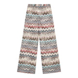 Missoni Pantalone Modello A Palazzo tinta unita con Fantasia Bianco per Bambina MX6B10X BIANCO MISSONI 