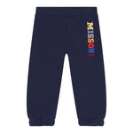 Missoni Pantalone Modello Tuta con Stampa Blu per Bambino MX6P10 BLU MISSONI 