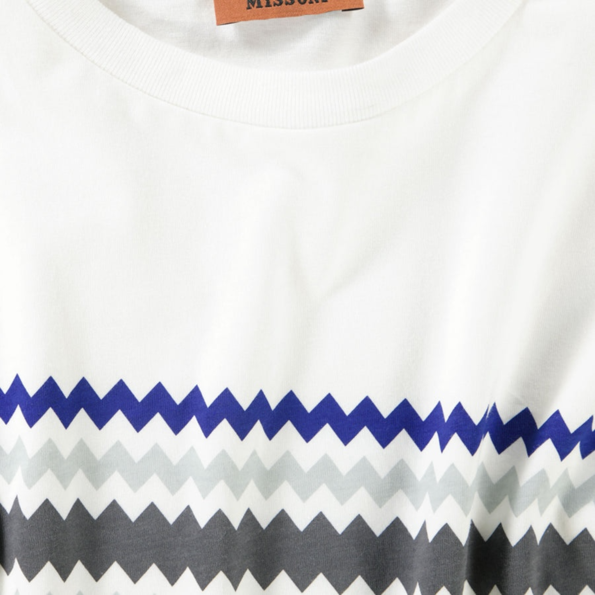 Missoni T-Shirt tinta unita con Stampa Bianco per Bambino MX8P71 BIANCO MISSONI 