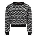 Missoni Maglia Bicolore con Fantasia Bianco per Bambina MX9A00 BIANCO MISSONI 