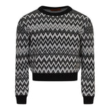 Missoni Maglia Bicolore con Fantasia Bianco per Bambina MX9A00 BIANCO MISSONI 