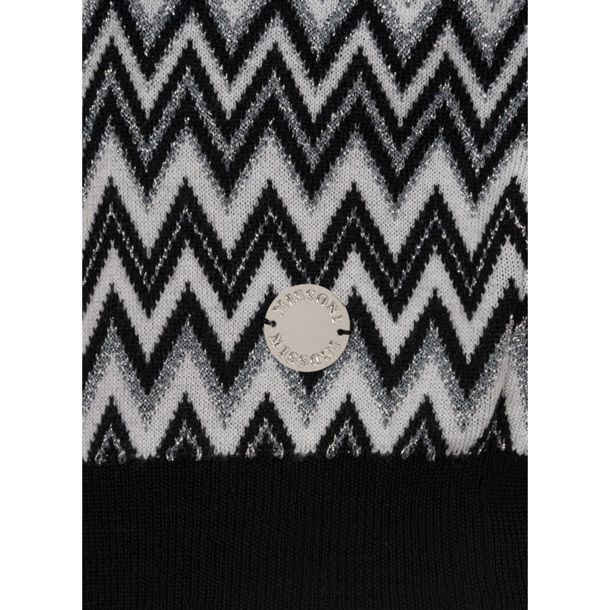 Missoni Maglia Bicolore con Fantasia Bianco per Bambina MX9A00 BIANCO MISSONI 