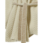 Missoni Cardigan tinta unita con Cintura Panna per Bambina MX9A60 PANNA MISSONI 
